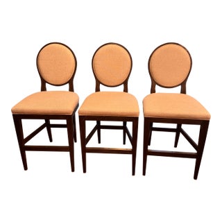 Woodbridge Ovale Bar & Counter Stool - Set of 3 For Sale