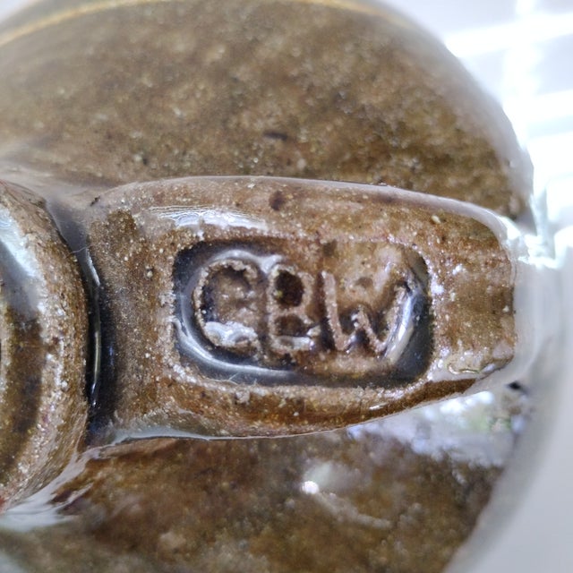 Original Charlie West Alkaline Glaze "Buggy" Jug For Sale In Atlanta - Image 6 of 8