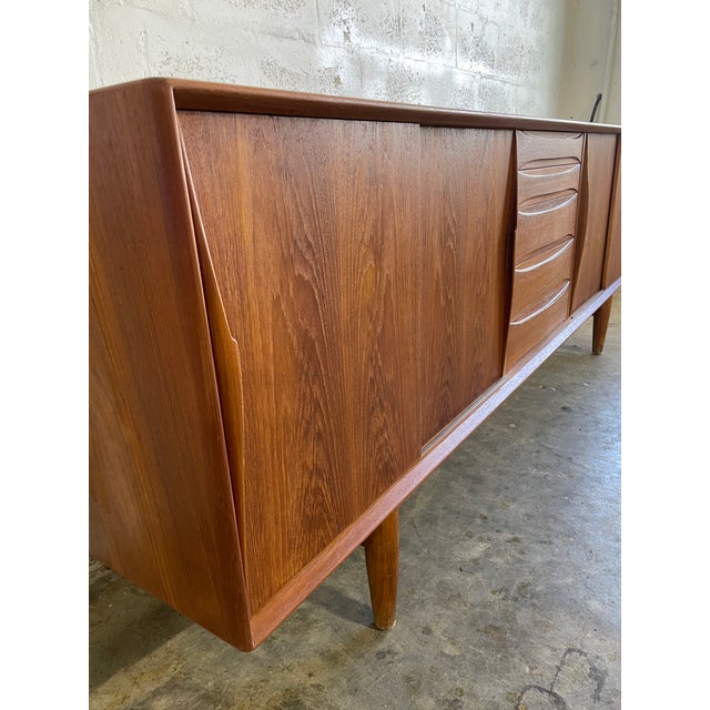 Mid-Century Modern Arne Vodder for Skovby 7738 Mid Century Danish Teak Credenza For Sale - Image 3 of 14
