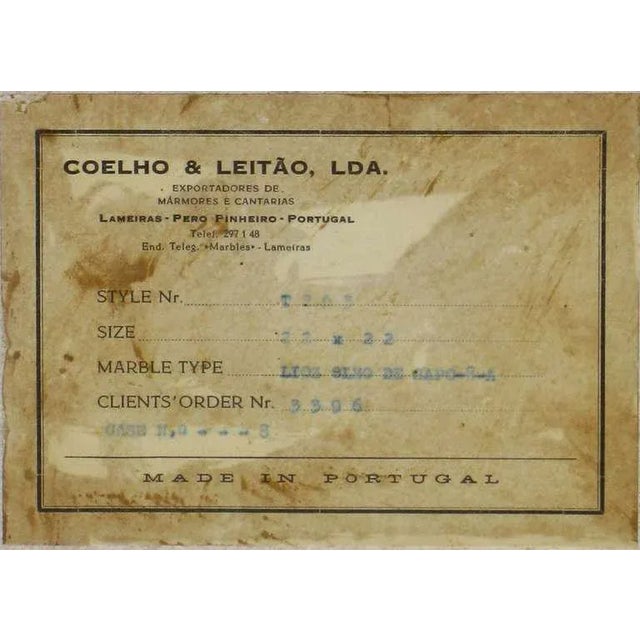 Wood Spanish Revival Maple and Portuguese Travertine Side Tables - a Pair For Sale - Image 7 of 8