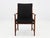 Mid-Century Modern High-Back Armchairs in Rosewood and Leather by Kai Lyngfeldt-Larsen, Denmark, 1960s, Set of 2 For Sale - Image 3 of 14