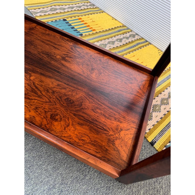 Auburn Rosewood Bi-Level Trolley, Vintage For Sale - Image 8 of 14