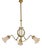 Art Nouveau Three-Arm Chandelier with Empire Motifs, France, 1910s For Sale