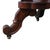 Oversized Antique Rococo Revival Floral Carved Walnut Marble Turtle Top Table For Sale - Image 6 of 10