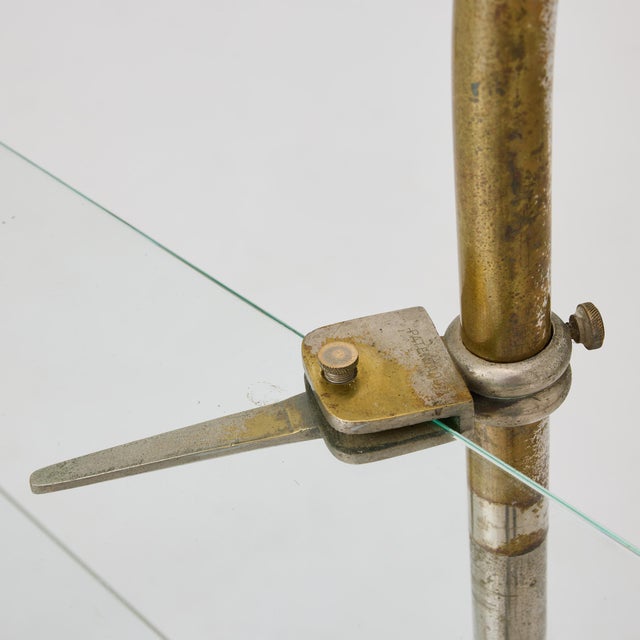 Vintage Art Nouveau Metal and Glass Patisserie Display Shelf, 1930s For Sale - Image 15 of 18