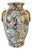 Mid 20th Century Macau Enameled Gold-Ground Lotus & Peony Vase / Lamp Base For Sale