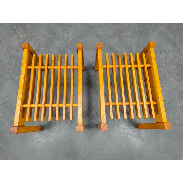 Mid-Century Maple Plant Stands, Czechoslovakia, 1970s, Set of 3 For Sale - Image 13 of 18