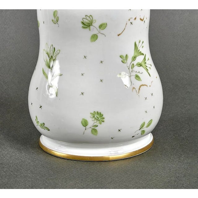 Antique Hand-Painted Porcelain Vase, 1840s For Sale - Image 4 of 7