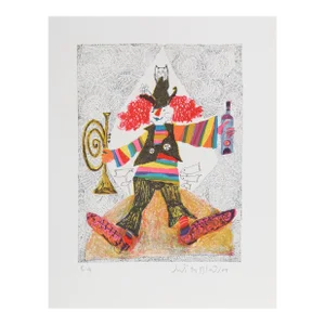 Clown With Trumpet From a Little Circus, Judith Bledsoe