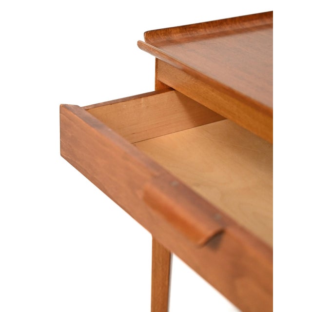 Scandinavian Teak Bedside Table by Bertil Fridhagen for Bodafors, 1950s For Sale - Image 6 of 9