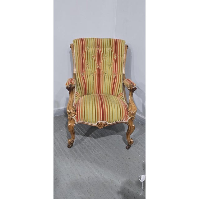 Regency Rosewood Library Armchair For Sale - Image 6 of 12