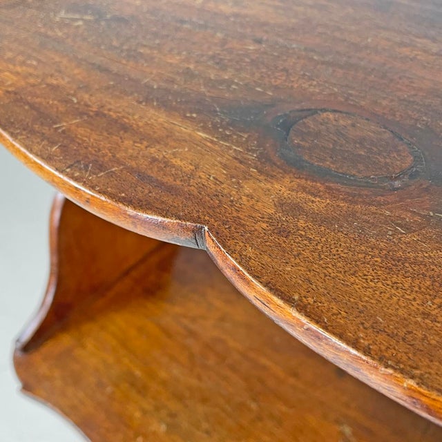 Brown Art Nouveau Italian Wooden Bookshelf, 1900s For Sale - Image 8 of 18