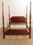 Brown Lexington Queen Size Carved Mahogany Poster Bed For Sale - Image 8 of 18