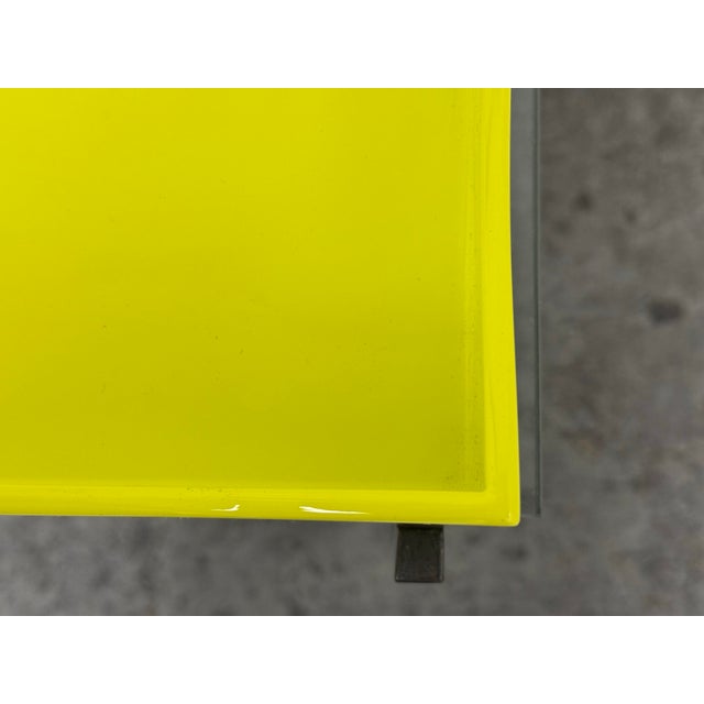 Lime The Lacquer Company Belles Rives Lime Green Tray, Large For Sale - Image 8 of 12