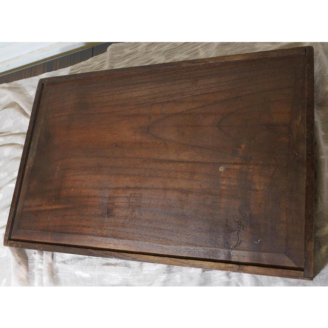 Oriental Folk Art Carved Tray, 1900s For Sale - Image 6 of 10