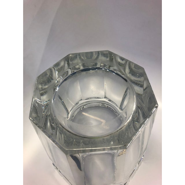 Mid 20th Century Vintage Baccarat Crystal Ice Bucket For Sale - Image 5 of 6