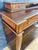 Wood Empire Style Console with Burlwood Veneer and Bronze Details, 1940 For Sale - Image 7 of 13