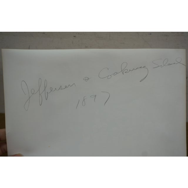 Paper 6 Antique Black & White 19thC Haberdashery Lifestyle Photographic Prints NCR, Framed For Sale - Image 7 of 12