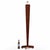 French French Oak Floor Lamp in Angular Form, C. 1940. For Sale - Image 3 of 6