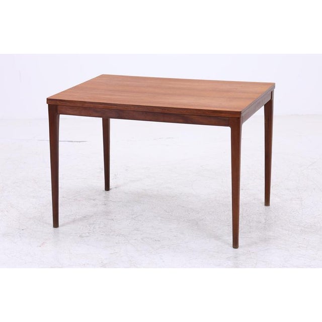 Mid-Century Danish Teak Extendable Dining Table For Sale - Image 5 of 15