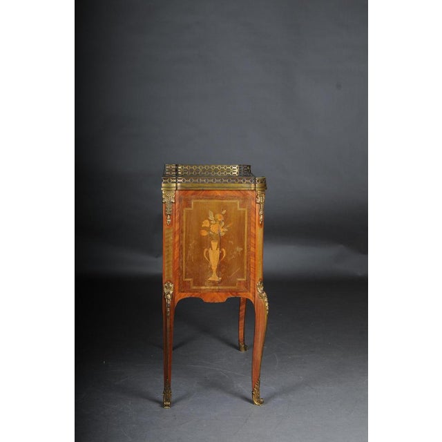 Wood 19th Century French Napoleon III Marquetry Dresser, 1870s For Sale - Image 7 of 18