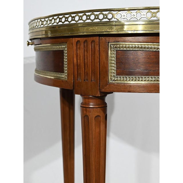 Louis XVI Style Mahogany Bottle Table For Sale - Image 9 of 18