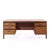 Kipp Stewart for Directional by Calvin Mid Century Walnut Executive Desk For Sale In Chicago - Image 6 of 12