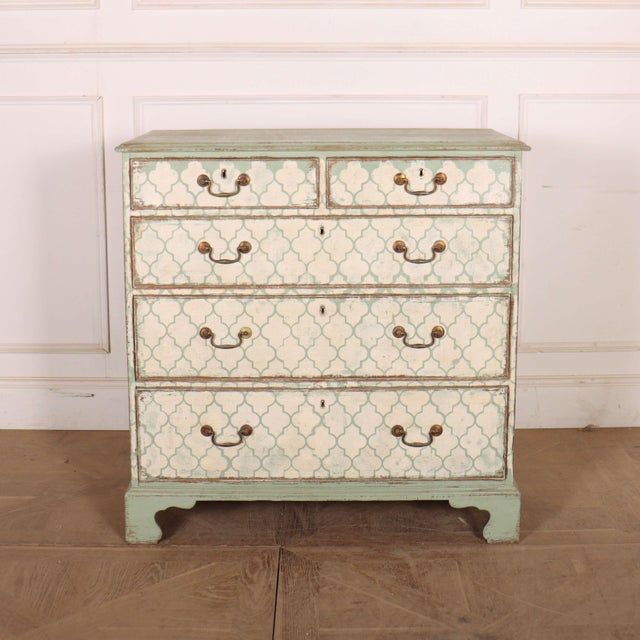 English Painted Chest of Drawers For Sale - Image 11 of 11