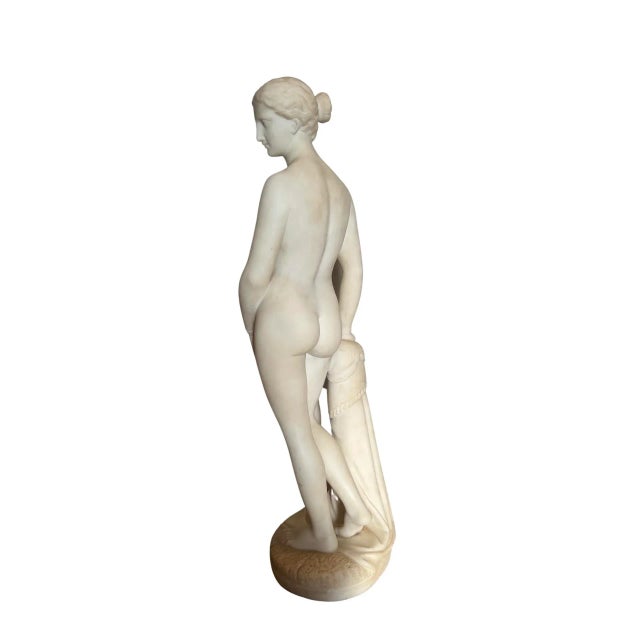 After Hiram Powers, Grand Tour Marble Sculpture of "The Greek Slave" For Sale - Image 12 of 13
