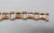 Vintage Signed Napier Goldtone Emerald Cut Faux-Topaz Bracelet For Sale - Image 9 of 10