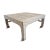 Vintage White Square Ming Farmhouse Coffee Table For Sale - Image 4 of 8