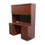 BERNHARDT FURNITURE Cherry Contemporary Modern 60" Computer Credenza Desk w. Filing Cabinets and Cabinet Top 70" High...