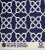 2010s Vicki Payne Free Spirit Blue Links Celtic Knot Chinoiserie Fretwork Lattice Trellis Fabric- 3.7 Yards For Sale - Image 5 of 8