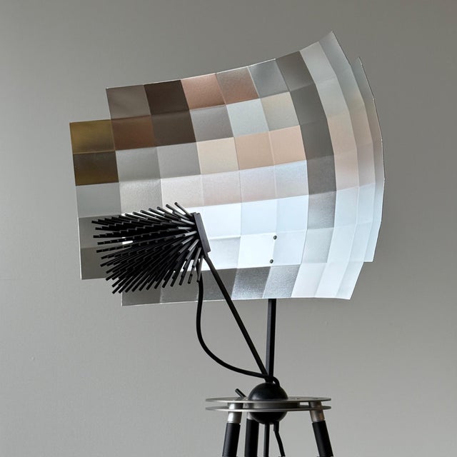 c. 2000s. Germany. Metal shade with collapsible tripod base. LED bulb. USA wiring.