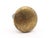 Traditional Pair of Classic Vintage 1.062 In. Plain Brass Cabinet Drawer Knobs For Sale - Image 3 of 6