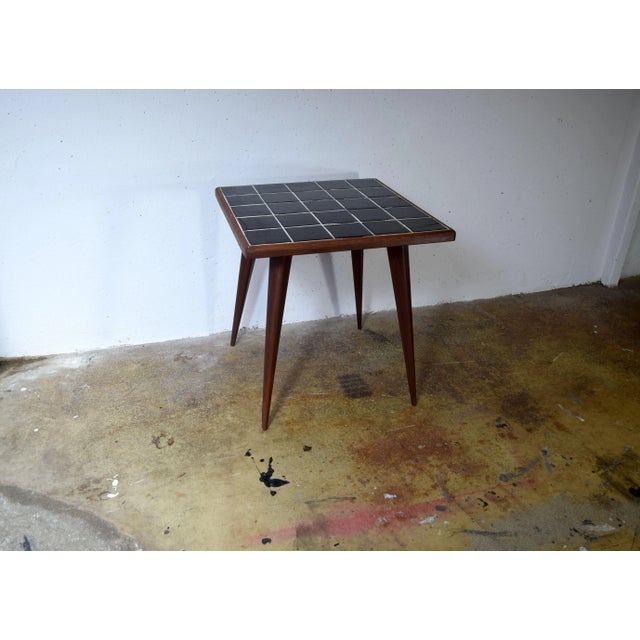1950s German Coffee Table in Ceramic Tiles, 1950s For Sale - Image 5 of 6