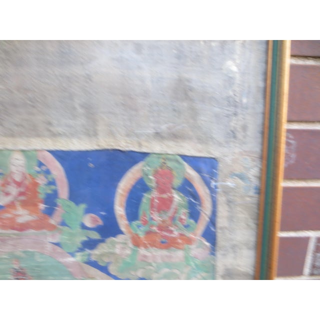 Antique Tibetan Tanka White Tara 18th For Sale - Image 12 of 14