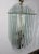 Vintage 4 Ft Mid-Century Modern Waterfall Cascade Glass 12 Light Chandelier For Sale - Image 4 of 8