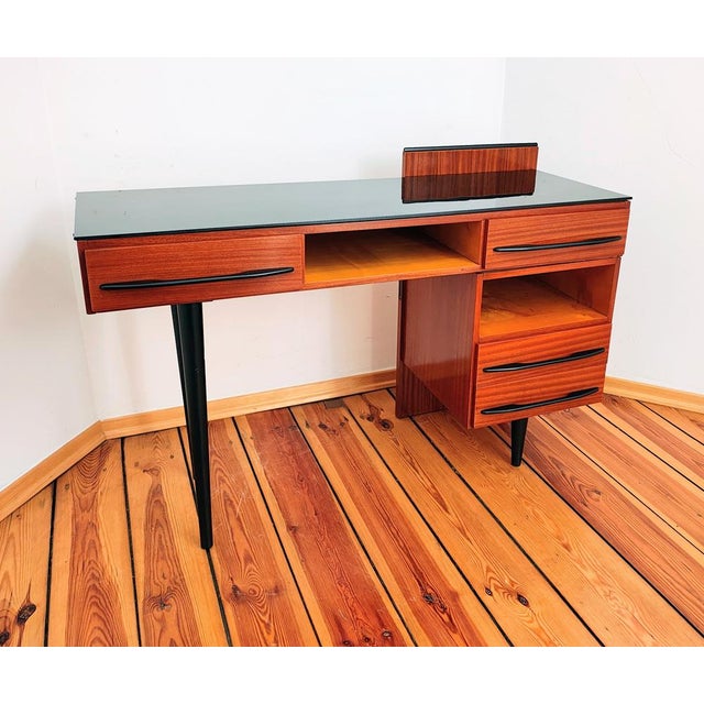 Czechoslovakian Desk attributed to M. Pozar for Up Závody, 1960s, Set of 2 For Sale - Image 12 of 18