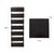 Wood Stepped Black Wood Veneer Pedestal with Mirror - Tall For Sale - Image 7 of 7