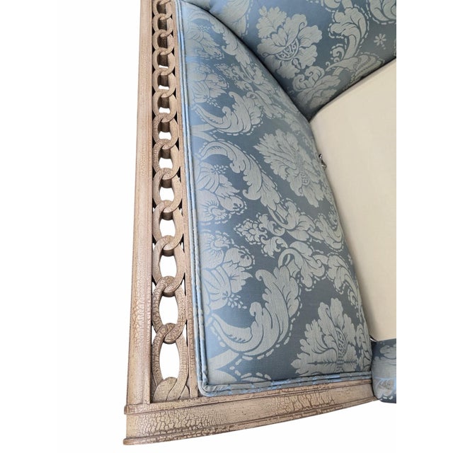 Late 20th Century Hollywood Regency / Neoclassical Style Sofa by TRS Furniture, Inc. For Sale - Image 9 of 12