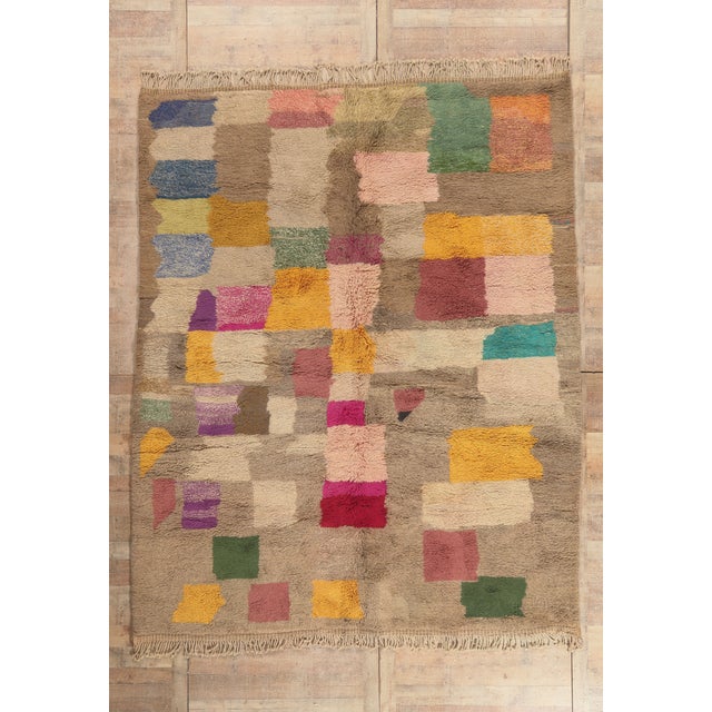 Contemporary Beni Mrirt Moroccan Rug, 09'03 X 11'07 For Sale - Image 10 of 10