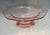 1930s 1930s Art Deco Pink Depression Glass Large Footed Octagonal Centerpiece Console Bowl For Sale - Image 5 of 7