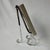1990s Silverplated Modern Display Easel Photo Frame Stand Vintage 90s For Sale - Image 5 of 7