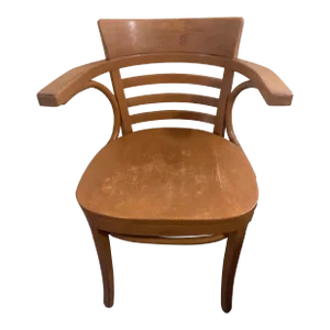 Mid 20th Century Zpm Radomsko for Thonet Bentwood Arm Chair