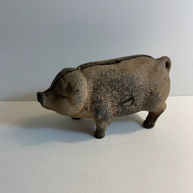 1920s 1920 Vintage Pig Bank For Sale - Image 5 of 8