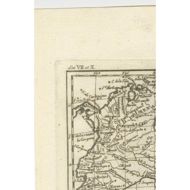 Antique South America Enlightenment Map by Rigobert Bonne, 1780s For Sale - Image 3 of 12