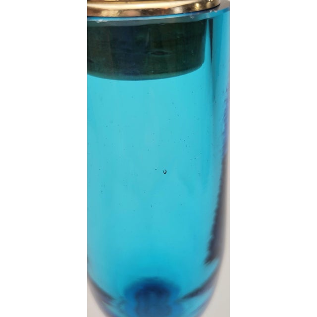 Mid Century Blenko Art Glass Lighter For Sale - Image 13 of 16