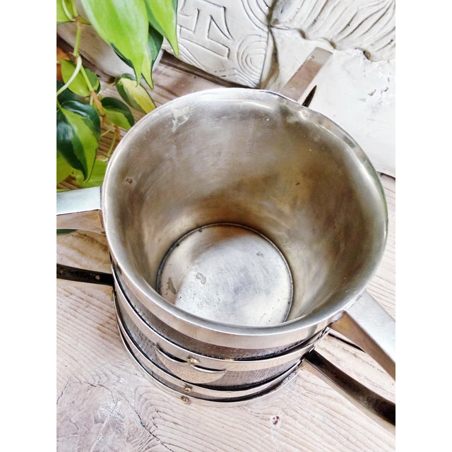 1888 English Oak & Brass Trophy Cup For Sale - Image 4 of 8