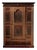 Antique Bavarian Folk Art Pine Cabinet, 1700s For Sale
